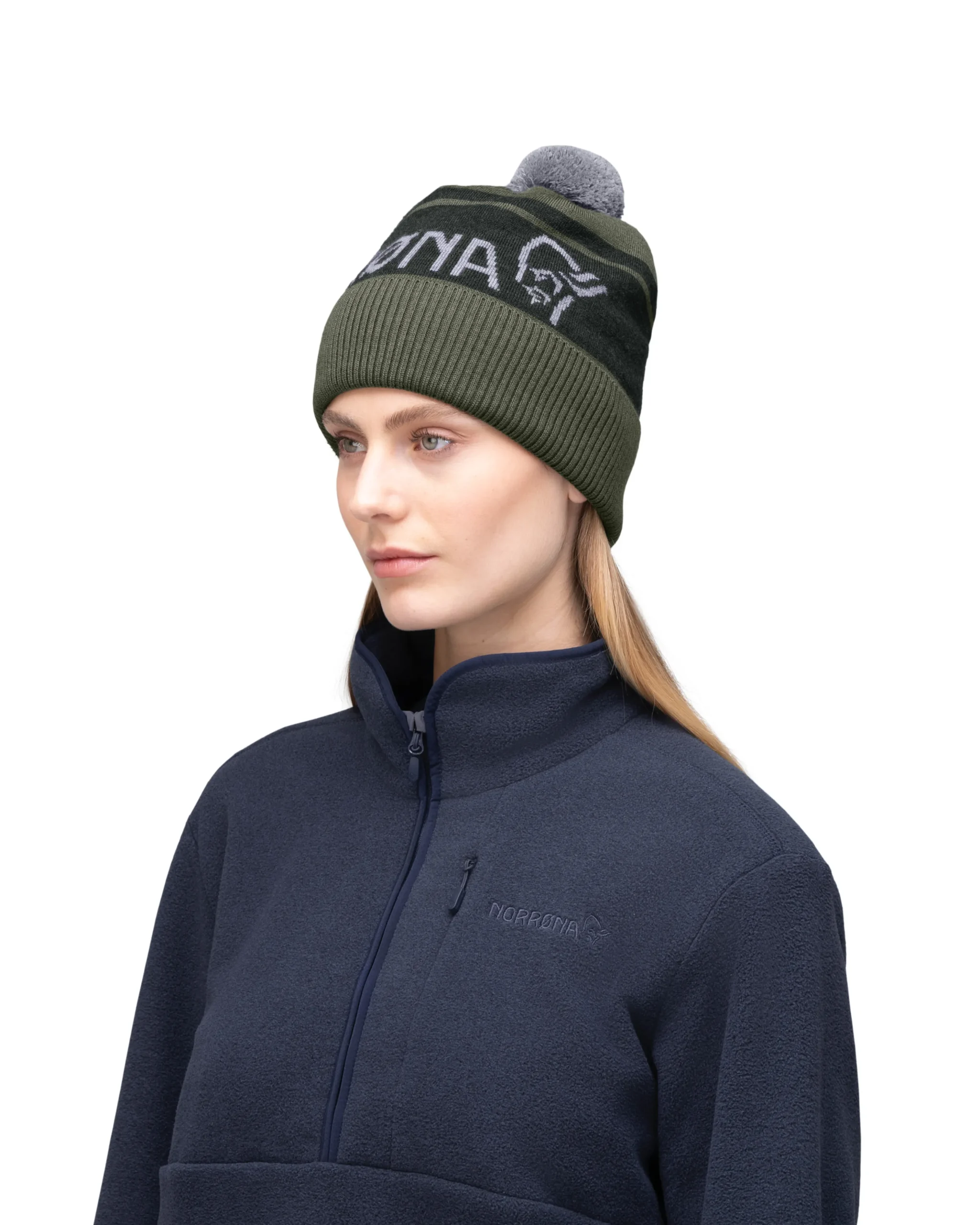 /29 Heavy MerinoUll Logo Beanie>Norrøna Best